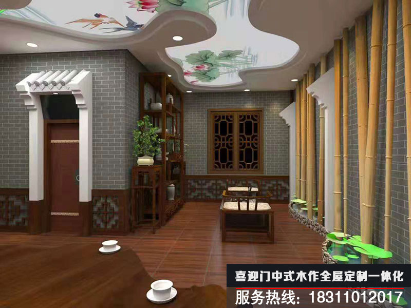 茶樓室內設計效果圖